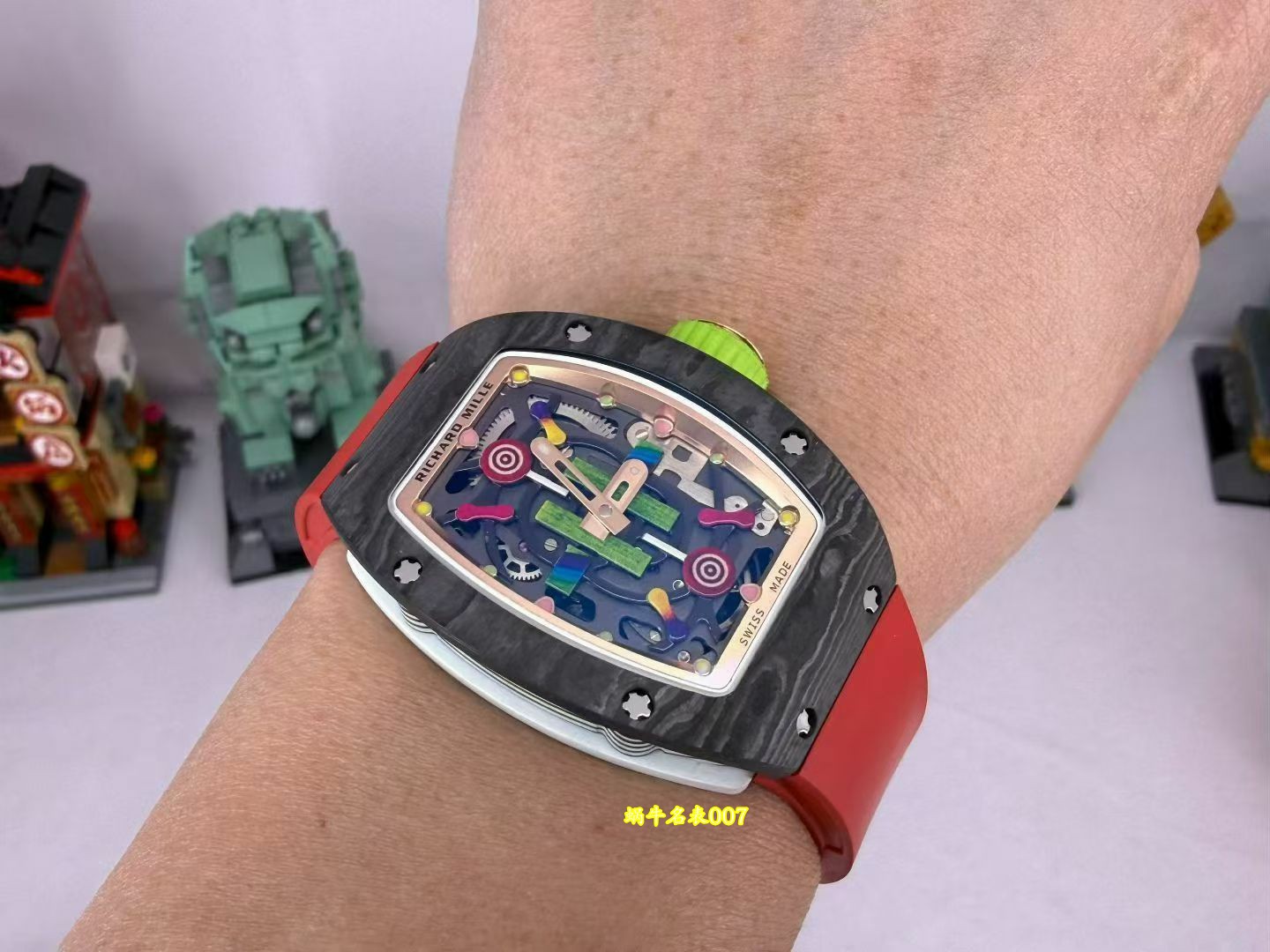 高端定制Richard Miller理查德米勒RM07顶级复刻手表RM 07-03 LITCHI腕表 /  