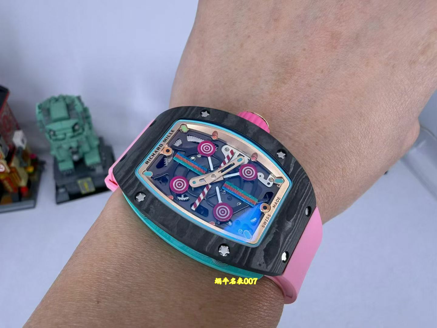 高端定制Richard Miller理查德米勒RM07顶级复刻手表RM 07-03 LITCHI腕表 /  