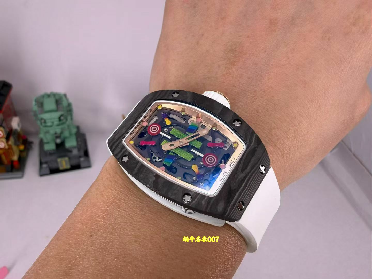 高端定制Richard Miller理查德米勒RM07顶级复刻手表RM 07-03 LITCHI腕表 /  