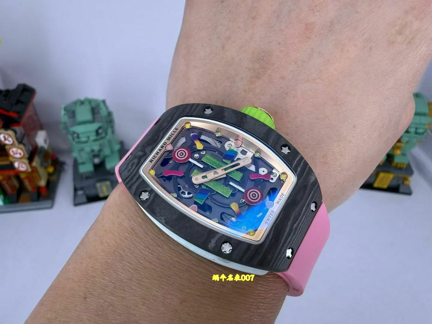 高端定制Richard Miller理查德米勒RM07顶级复刻手表RM 07-03 LITCHI腕表 /  