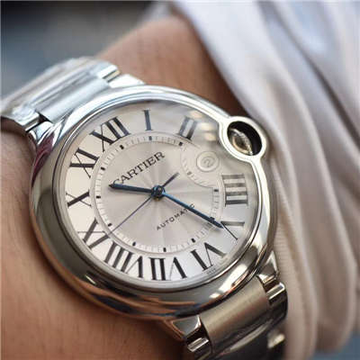 【独家视频测评V6厂一比一超A高仿手表】卡地亚蓝气球系列大号蓝气球42毫米W69012Z4男表