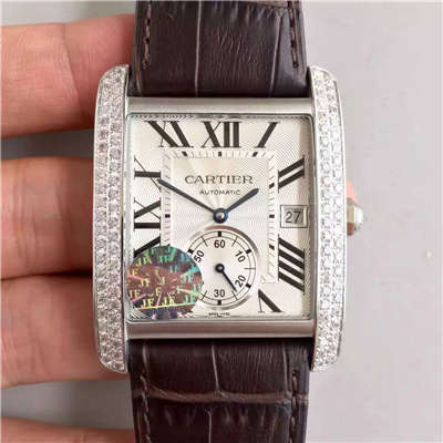  【JF厂一比一复刻高仿手表】卡地亚坦克系列TANK MC系列 W5330003腕表