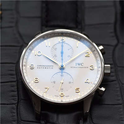 【独家视频测评YL厂V7版本1:1顶级复刻手表】万国葡萄牙高仿葡萄牙计时IW371445黄定钉刻度腕表