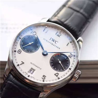 【ZF一比一超A高仿手表】万国葡七最高版本新面孔白面黑眼IW500706（熊猫葡七）腕表