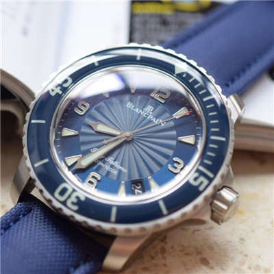 【N厂出品】复刻高仿 宝珀blancpain 五十噚超薄机芯系列 5015D-1140-52B 自动机械男表