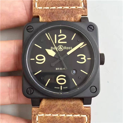 【BR厂超A1:1精仿手表】柏莱士AVIATION系列BR 03-92 HERITAGE腕表