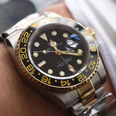 【N厂V7版本一比一高精仿手表】劳力士格林尼治型II系列116713-LN-78203腕表【可选择包金款】