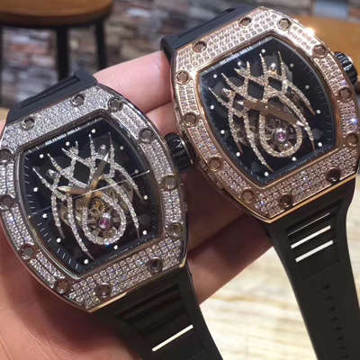里查德米尔女士系列RM 19-01 TOURBILLON NATALIE PORTMAN腕表(蜘蛛镶钻女表)