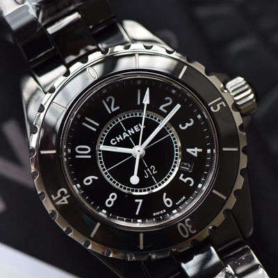 KOR韩版 香奈儿 J12 一比一复刻高仿香奈儿INTENSE 重置加强版女士石英黑面腕表