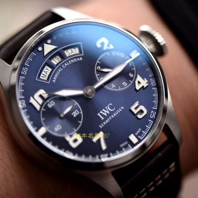 【视频评测YL厂万国 复刻表】IWC万国表飞行员高仿IW502703腕表(大型飞行员年历腕表“小王子”特别版)