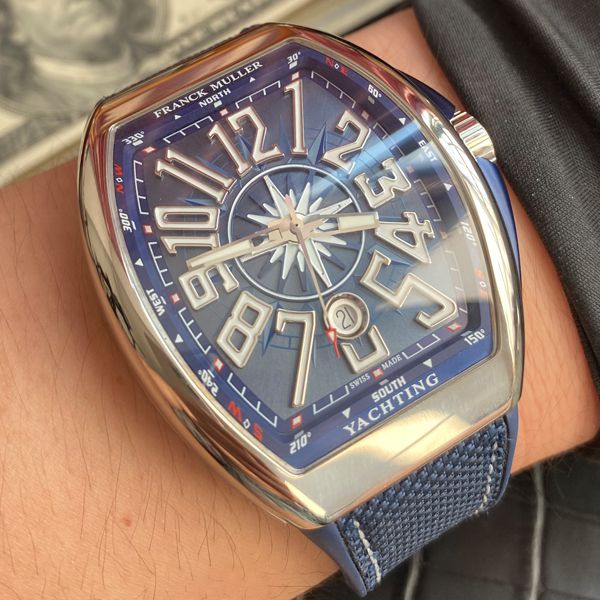 视频评测ZF厂法穆兰复刻高仿手表蓝游艇V 45 SC DT YACHTING腕表