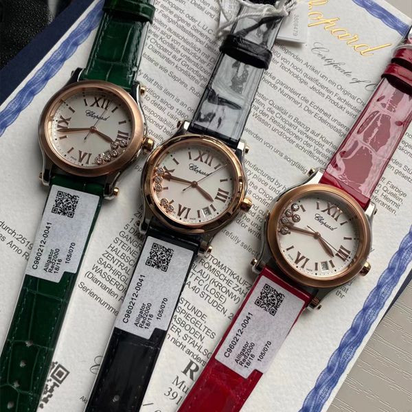 YF厂萧邦顶级复刻高仿haopy sprot精品女表女士36毫米石英