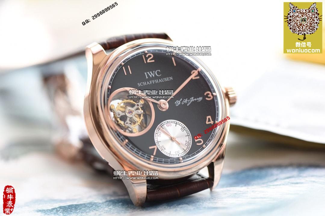 【实拍图鉴赏】TF厂1:1高精仿手表之万国葡萄牙系列IW546301  顶级陀飞轮男表！ / WG259