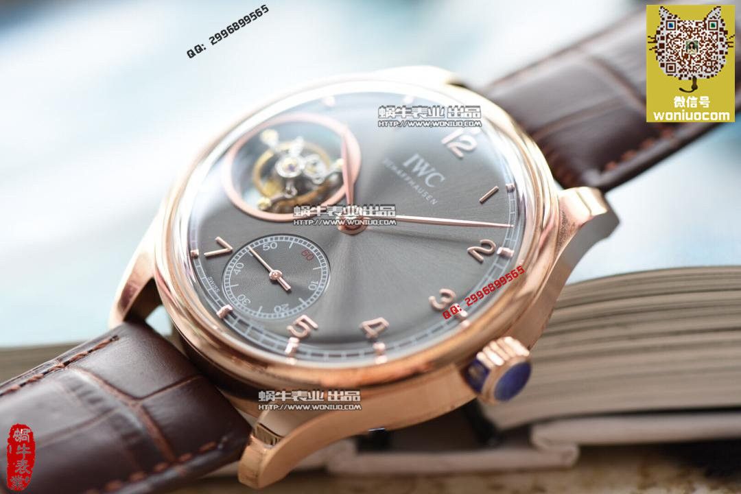 【实拍图鉴赏】TF厂1:1高精仿手表之万国葡萄牙系列IW546301  顶级陀飞轮男表！ / WG259