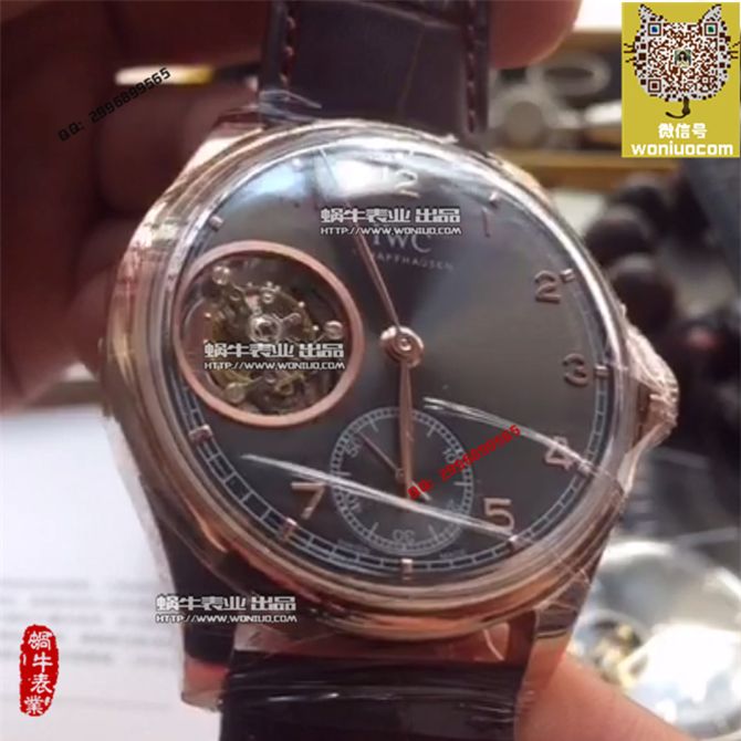 【实拍图鉴赏】TF厂1:1高精仿手表之万国葡萄牙系列IW546301  顶级陀飞轮男表！ / WG259