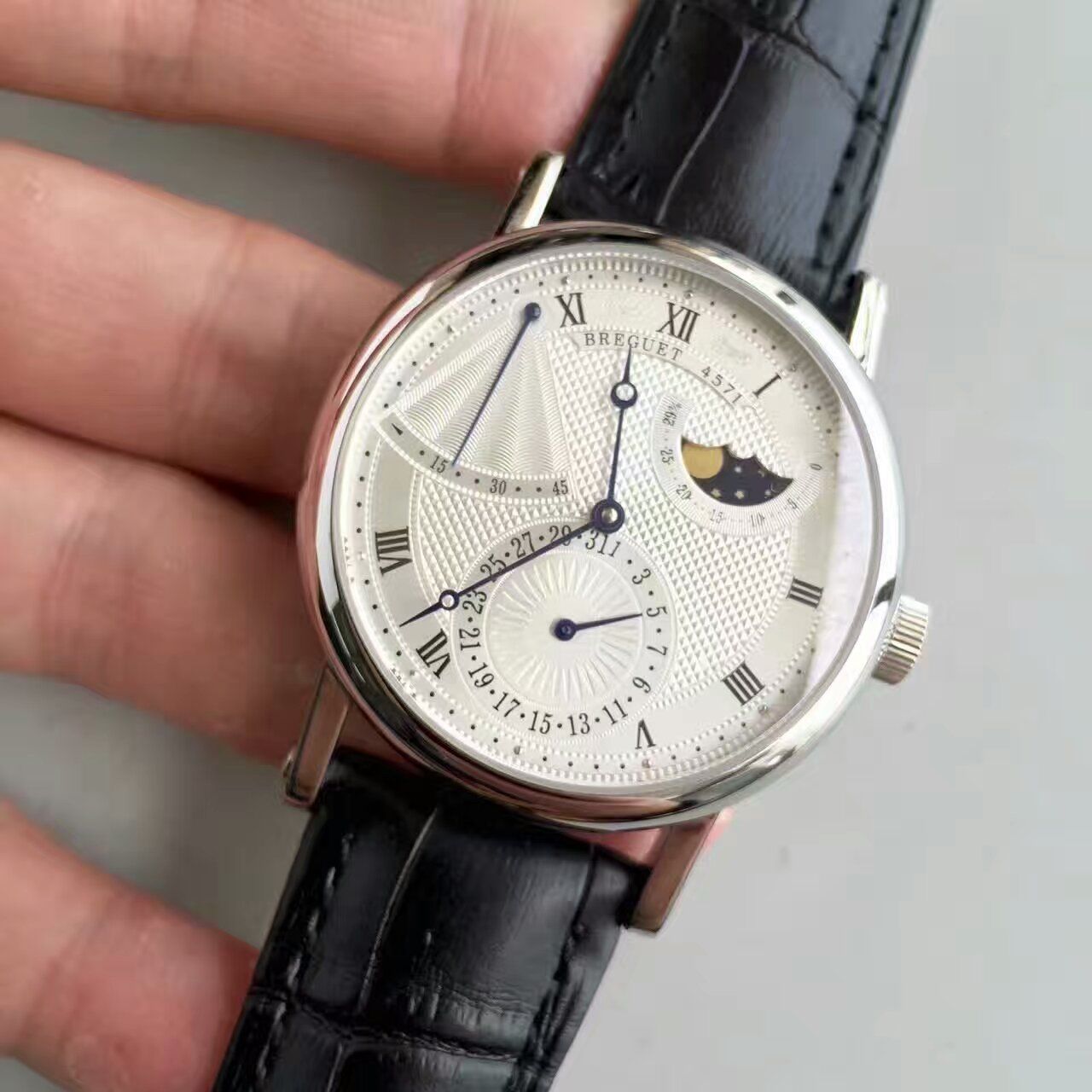 VF厂1:1高仿手表之宝玑经典系列月相男表 / BZ016