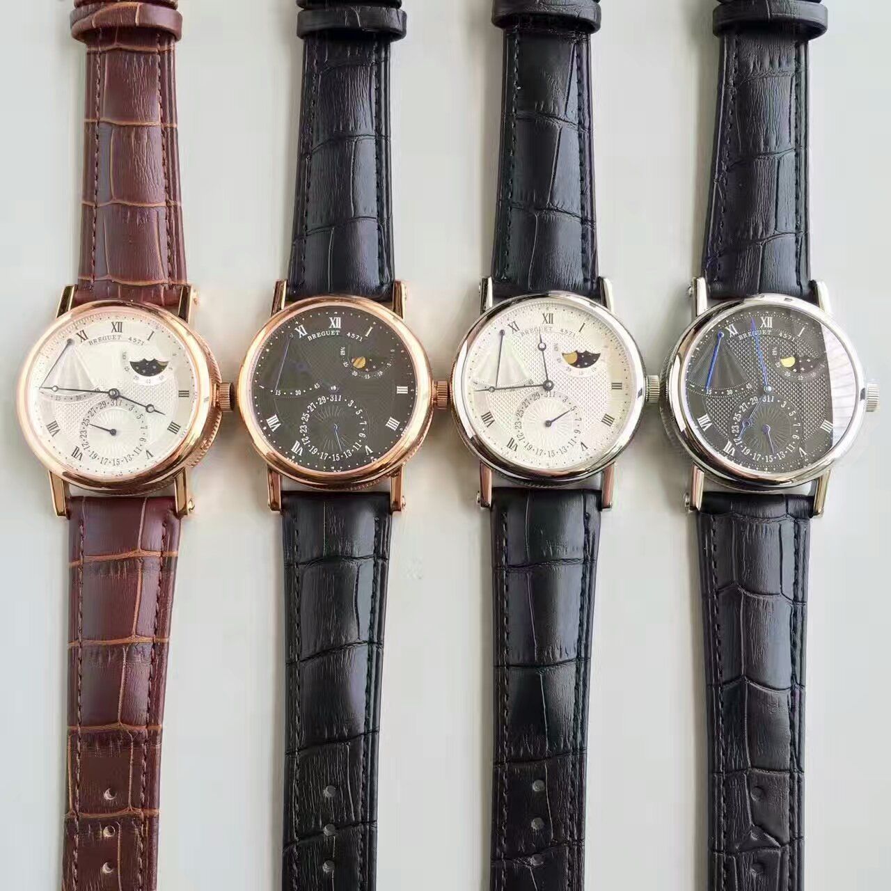 VF厂1:1高仿手表之宝玑经典系列月相男表 / BZ016