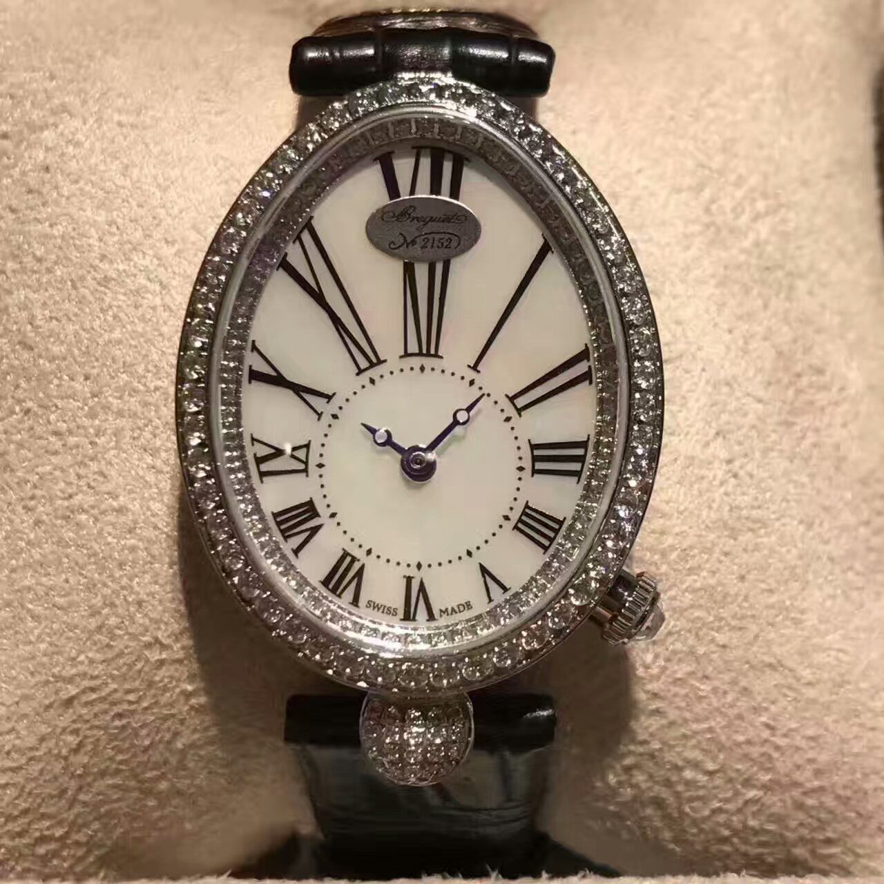 高仿宝玑 BREGUET - 那不勒斯皇后系列 8928BB/51/844 D00D 女士手表 BAJ017 女士手表 / BAJ017