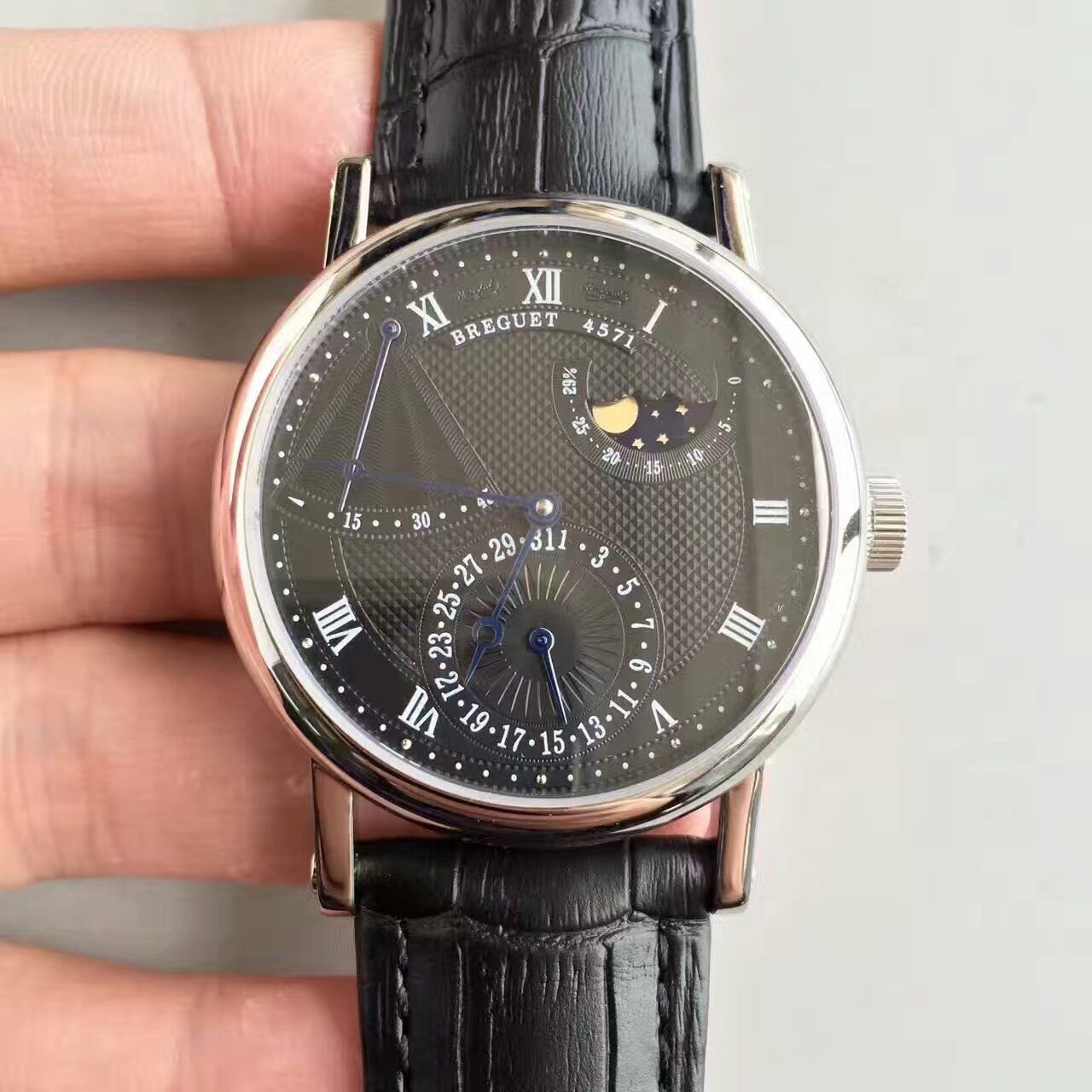 VF厂1:1高仿手表之宝玑经典系列月相男表 / BZ016