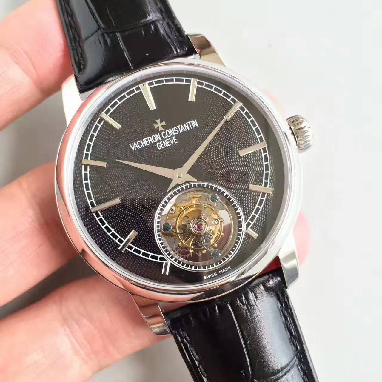 【LH厂顶级1:1高精仿手表】江诗丹顿传袭系列6500T/000P-B100真陀飞轮腕表 / JS181