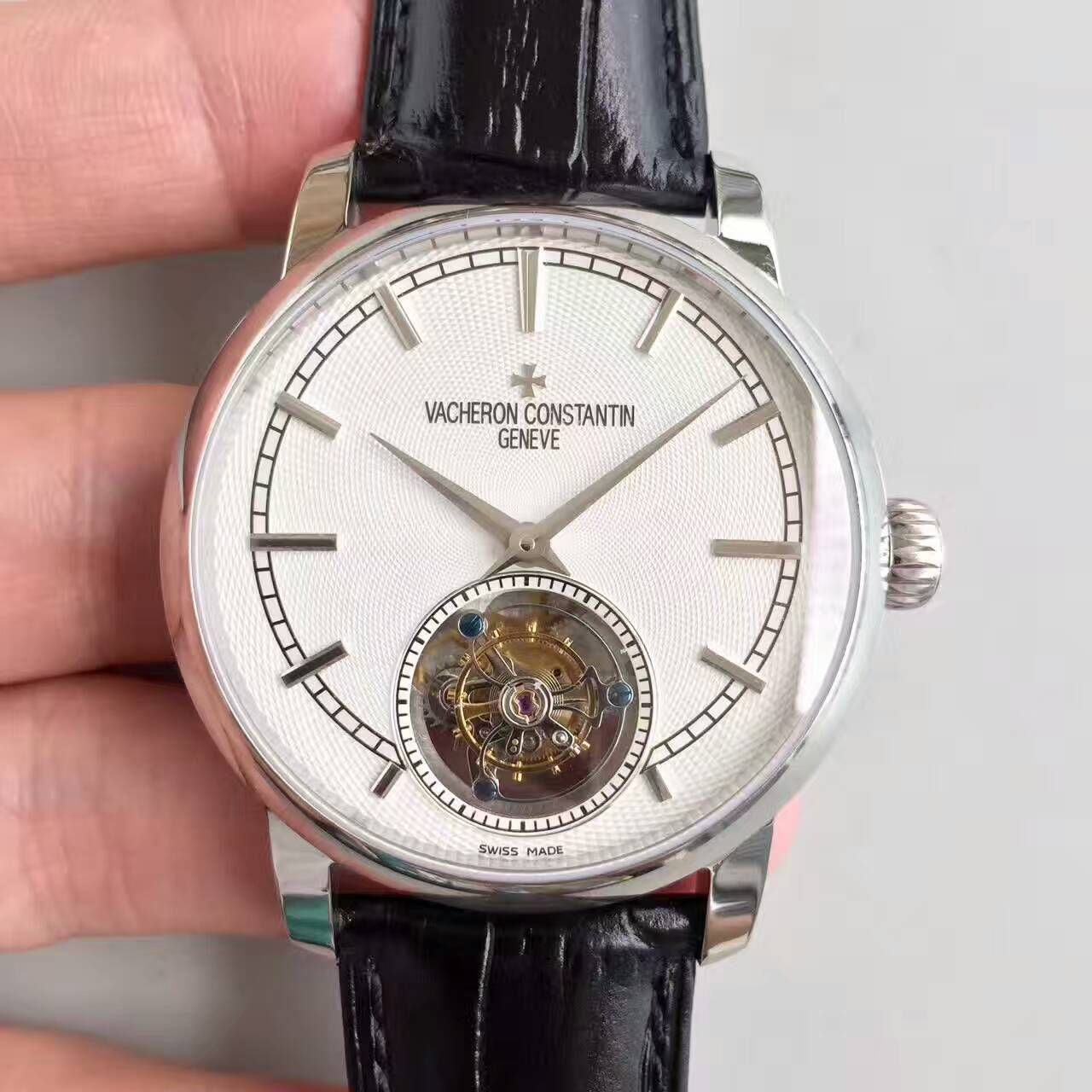 【LH厂顶级1:1高精仿手表】江诗丹顿传袭系列6500T/000P-B100真陀飞轮腕表 / JS181