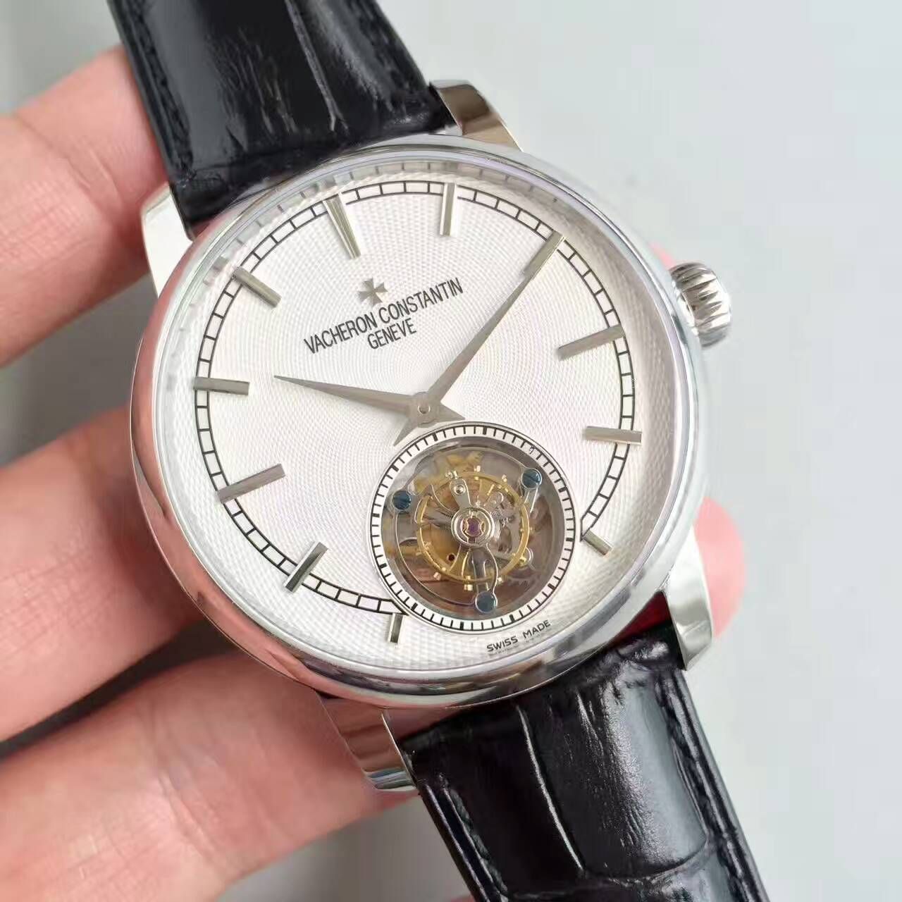 【LH厂顶级1:1高精仿手表】江诗丹顿传袭系列6500T/000P-B100真陀飞轮腕表 / JS181