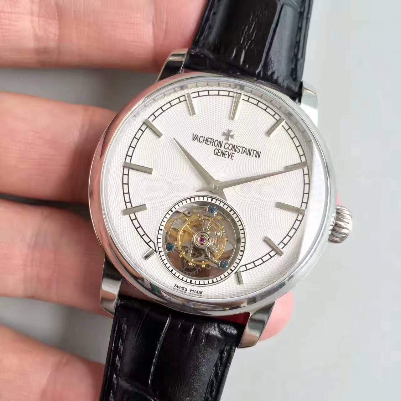 【LH厂顶级1:1高精仿手表】江诗丹顿传袭系列6500T/000P-B100真陀飞轮腕表 / JS181