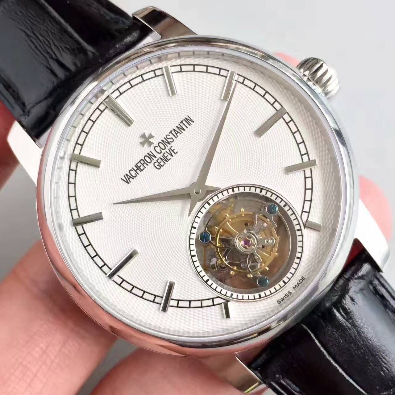 【LH厂顶级1:1高精仿手表】江诗丹顿传袭系列6500T/000P-B100真陀飞轮腕表 / JS181