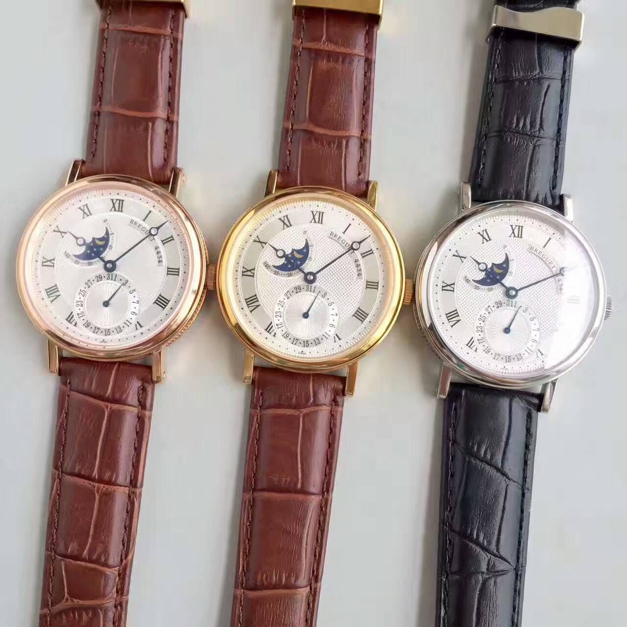 VF厂顶级复刻宝玑Classique复古系列月相腕表 / BZ027