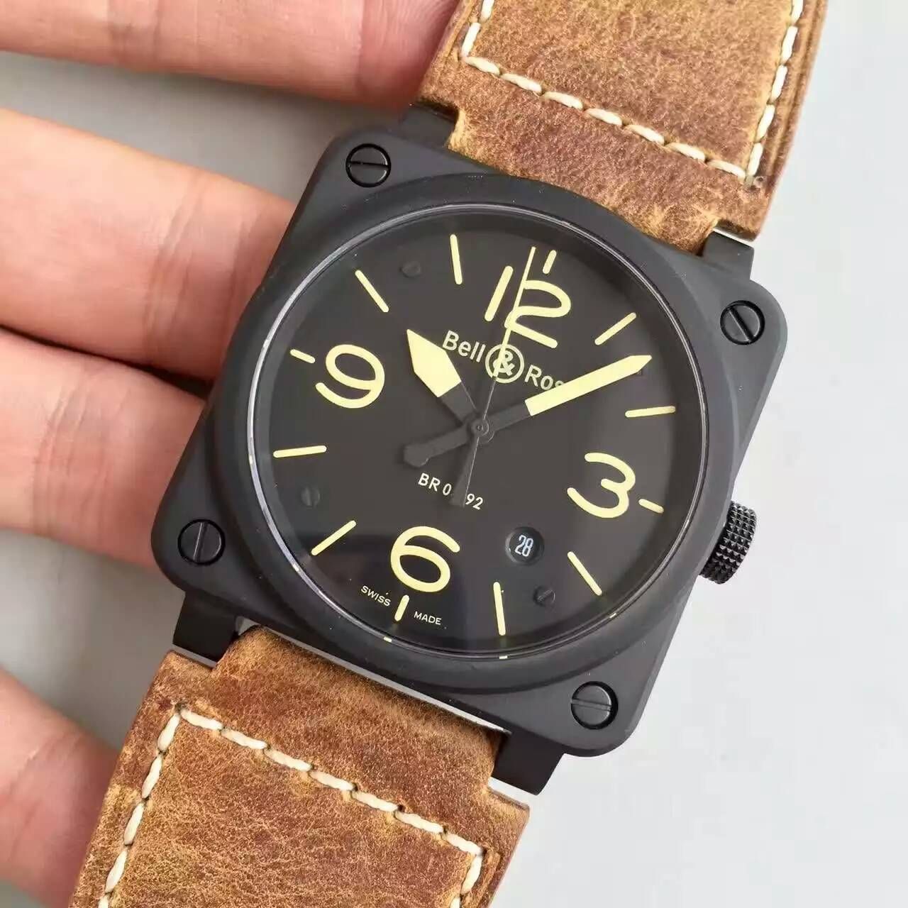 【BR厂超A1:1精仿手表】柏莱士AVIATION系列BR 03-92 HERITAGE腕表 / BL005