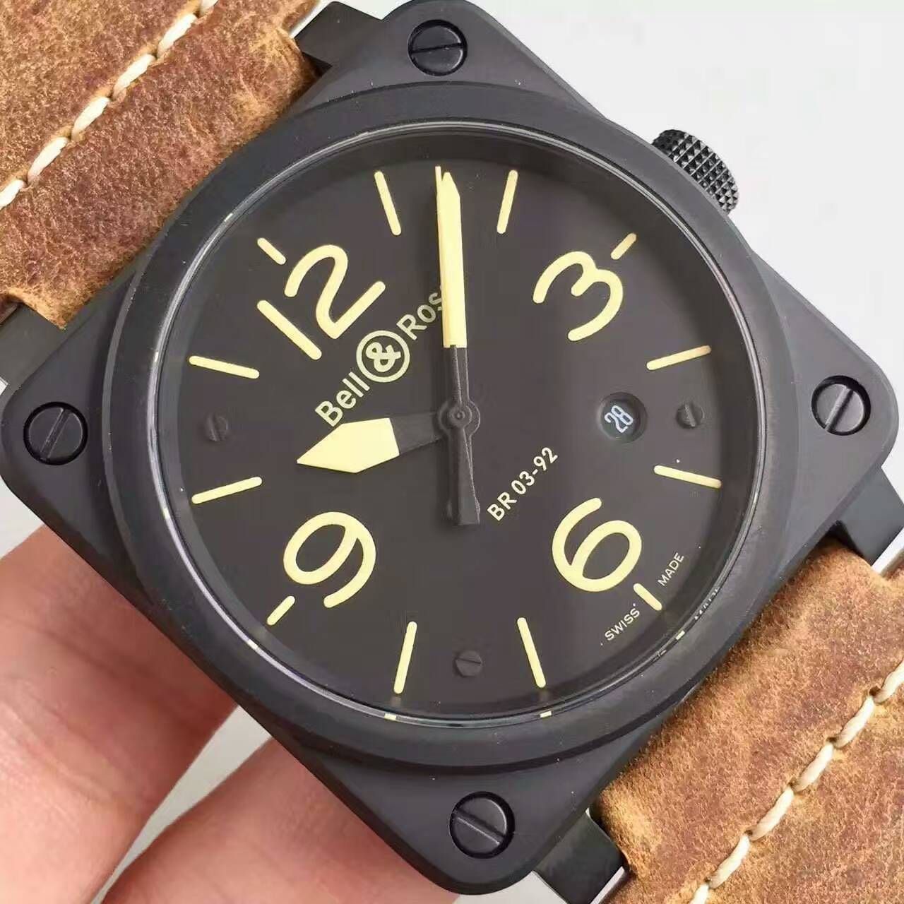 【BR厂超A1:1精仿手表】柏莱士AVIATION系列BR 03-92 HERITAGE腕表 / BL005