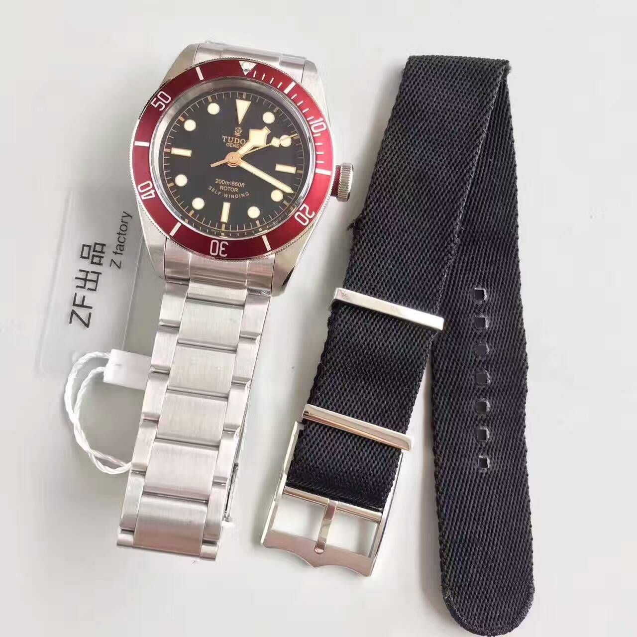 【ZF厂一比一复刻高仿手表】高仿帝舵HERITAGE BLACK BAY系列79220N “帝舵小黑花” 腕表 