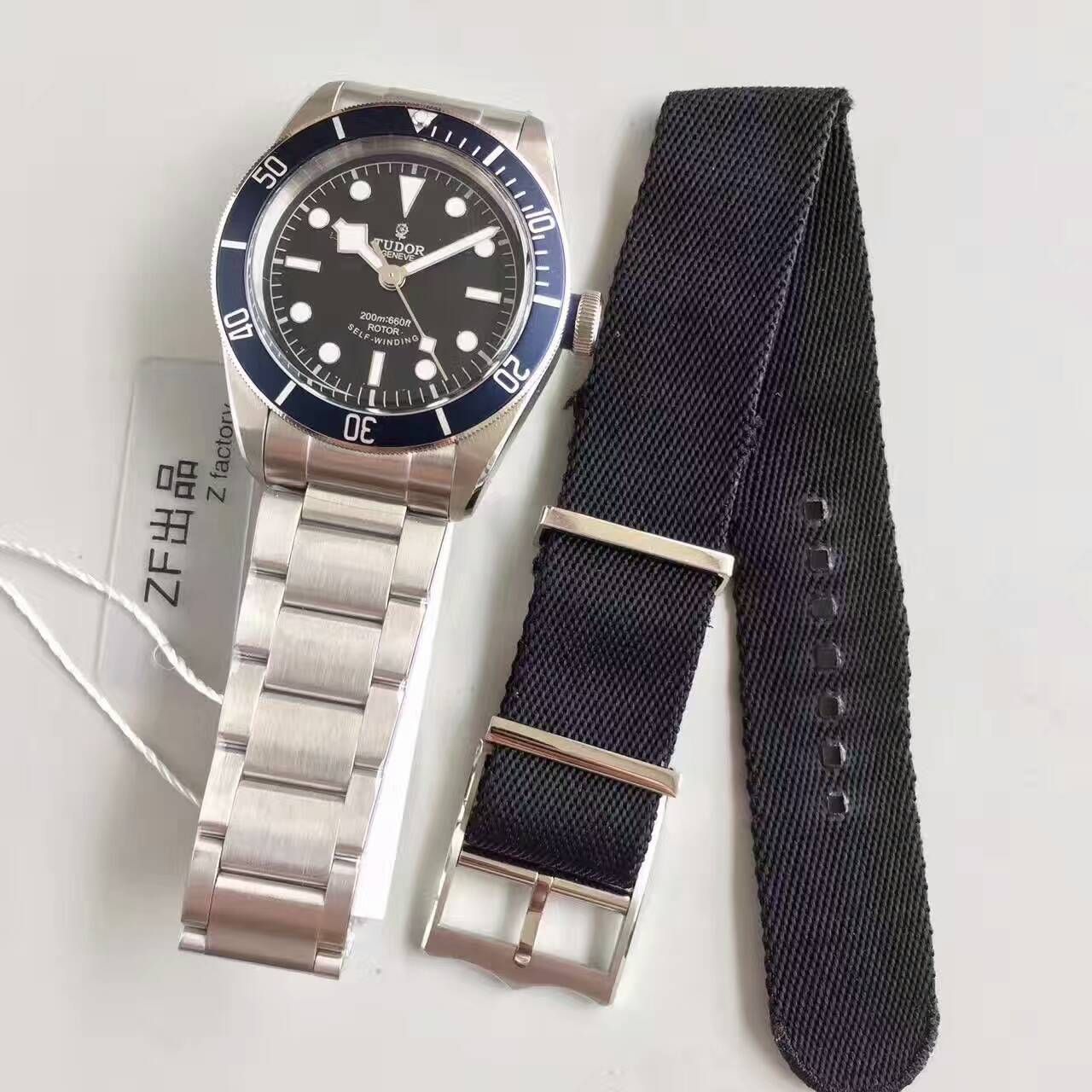 【ZF厂一比一复刻高仿手表】高仿帝舵HERITAGE BLACK BAY系列79220N “帝舵小黑花” 腕表 