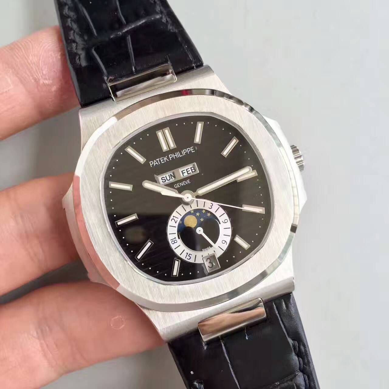 【KM一比一高精仿手表】百达翡丽Nautilus系列精钢男表5726A-001 / BD204