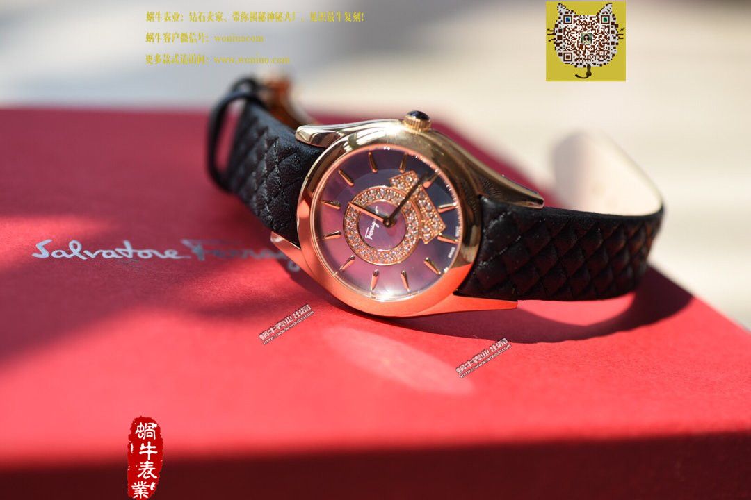 原单正品❣真正的美表菲拉格慕新款FG4女士腕表 / 菲拉格慕FG4