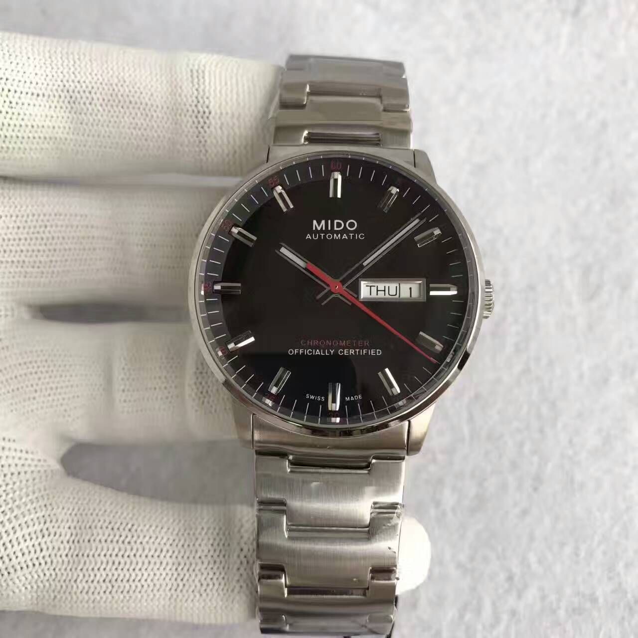 【台湾厂1:1精仿手表】美度指挥官系列M021.431.11.051.00腕表 / M11