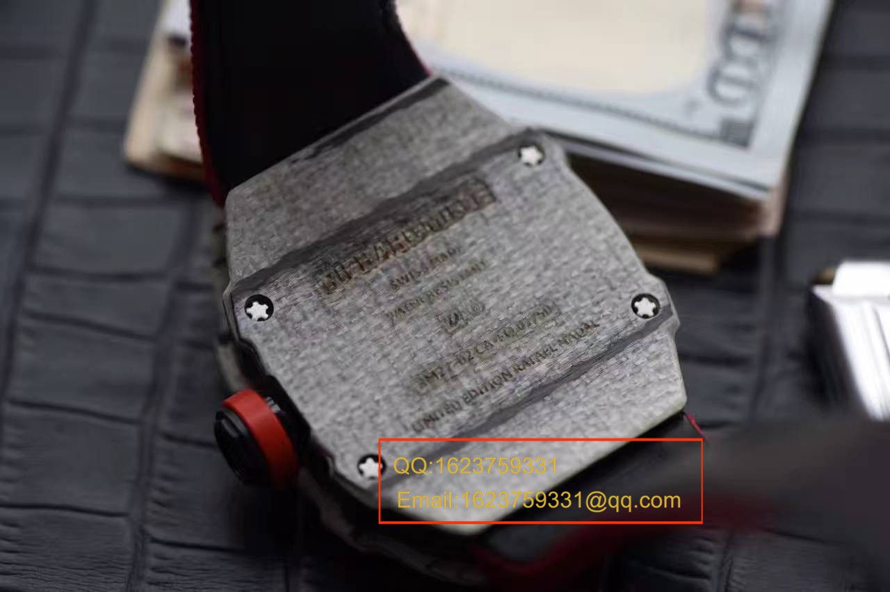 【RM厂顶级1:1复刻高仿手表】理查德米勒首款白面碳纤维腕表RM27-02--轻盈如羽毛 / RMBC27-02