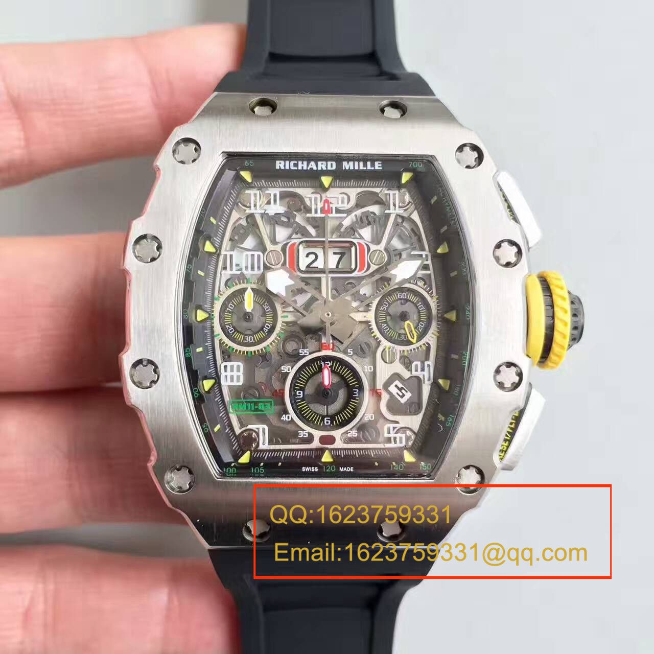 【RM厂一比一超A精仿手表】理查德·米勒男士系列RM11-03男士腕表 / RMBE11-03A