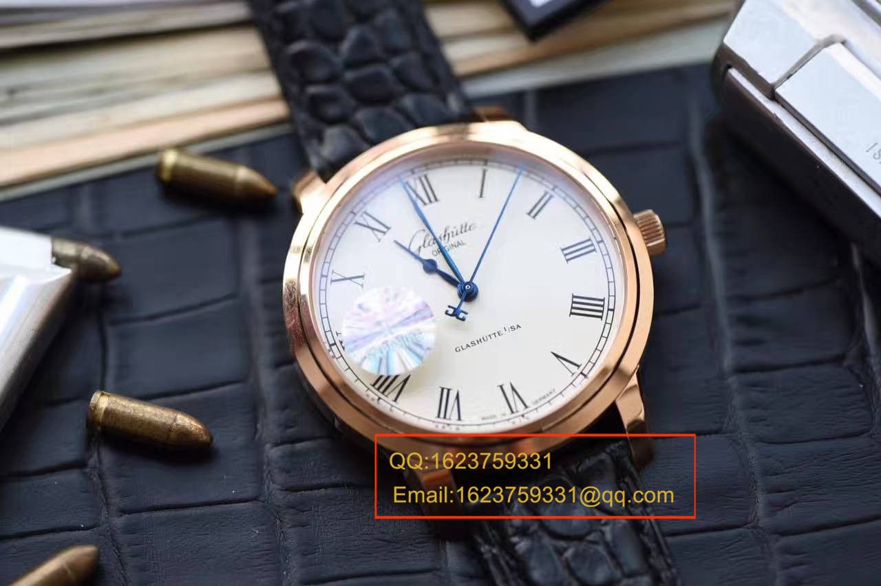 【独家视频解析】FK一比一精高仿手表格拉苏蒂原创精髓系列1-39-59-01-05-04腕表 / GLAB037