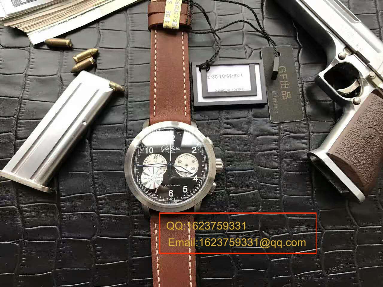 【独家视频测评】GF厂1:1超A高仿手表格拉苏蒂原创SENATOR NAVIGATOR系列39-34-07-07-04男表 / GLABA034