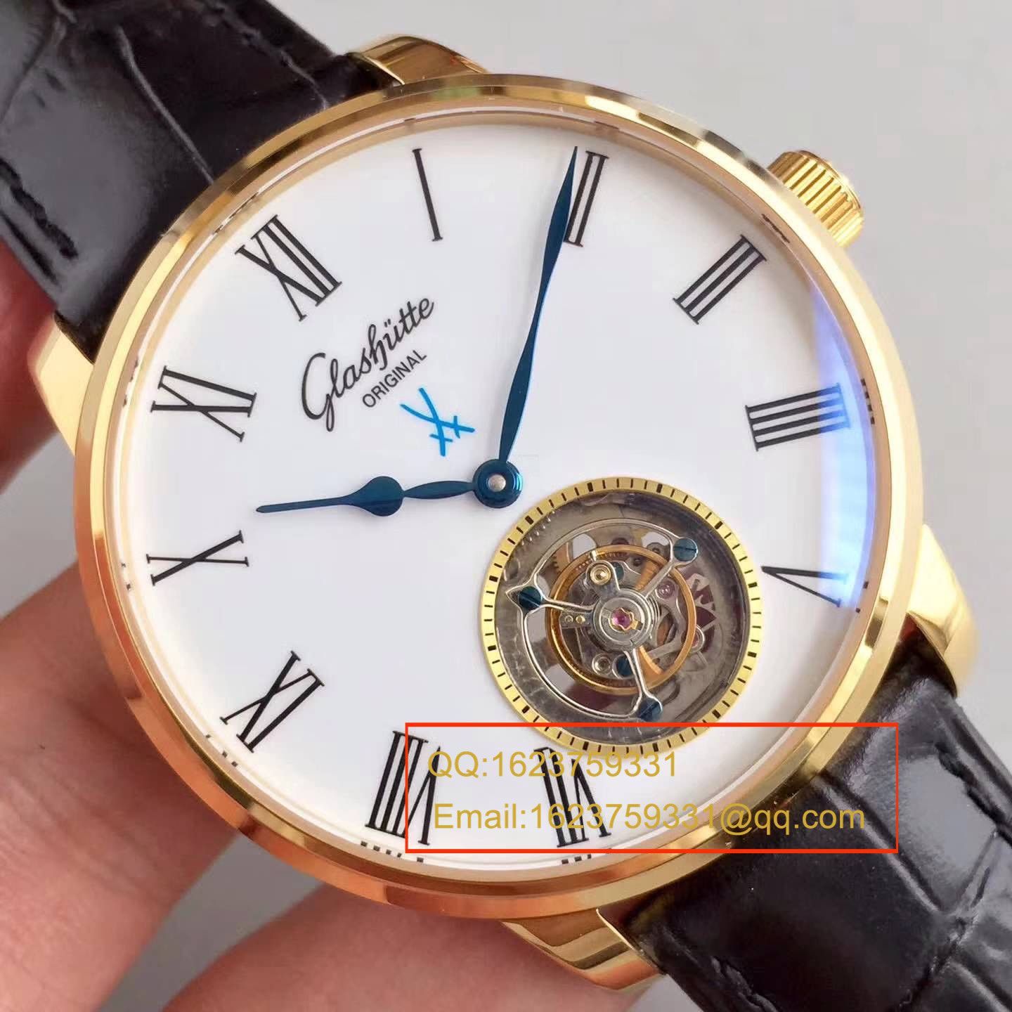 【GF厂一比一高仿手表】格拉苏蒂原创议员天文台腕表系列 94-11-01-01-04陀飞轮腕表 / GLA038