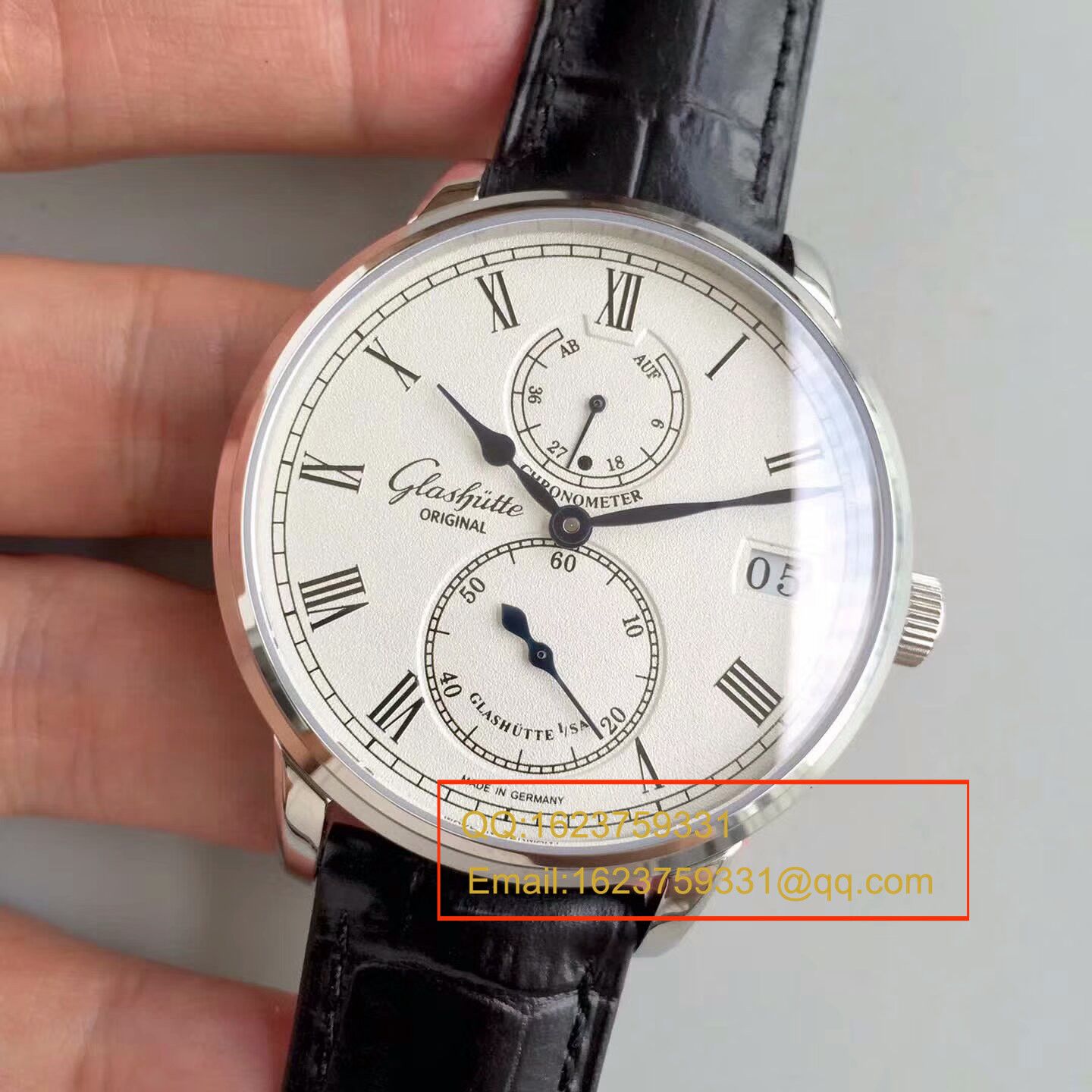 【GF1:1超A高仿手表】格拉苏蒂原创精髓议员天文台腕表系列 1-58-04-04-04-04腕表 / GLA041