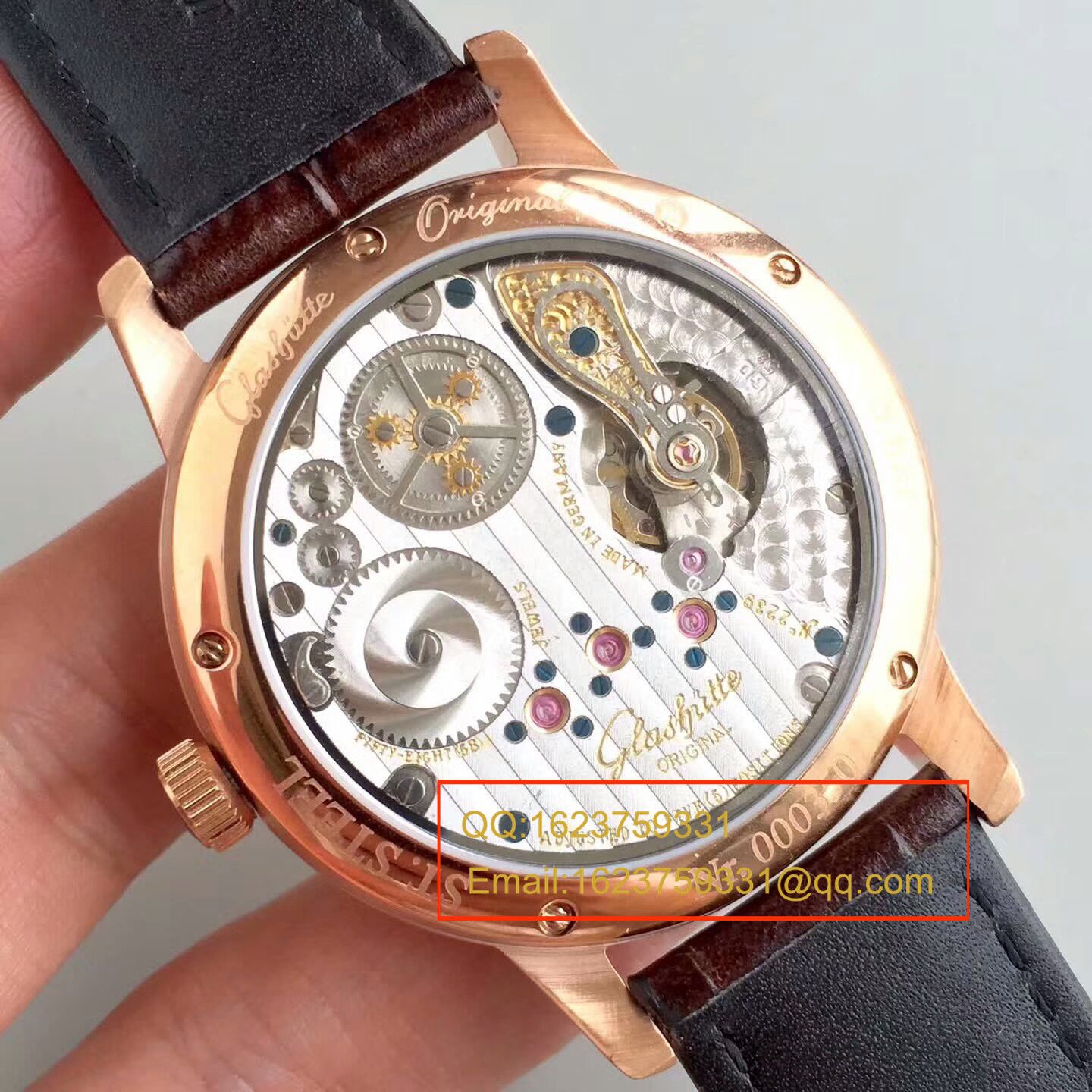 【GF一比一超A复刻高仿手表】格拉苏蒂原创精髓议员天文台腕表系列 1-58-01-01-01-04腕表 / GLA043