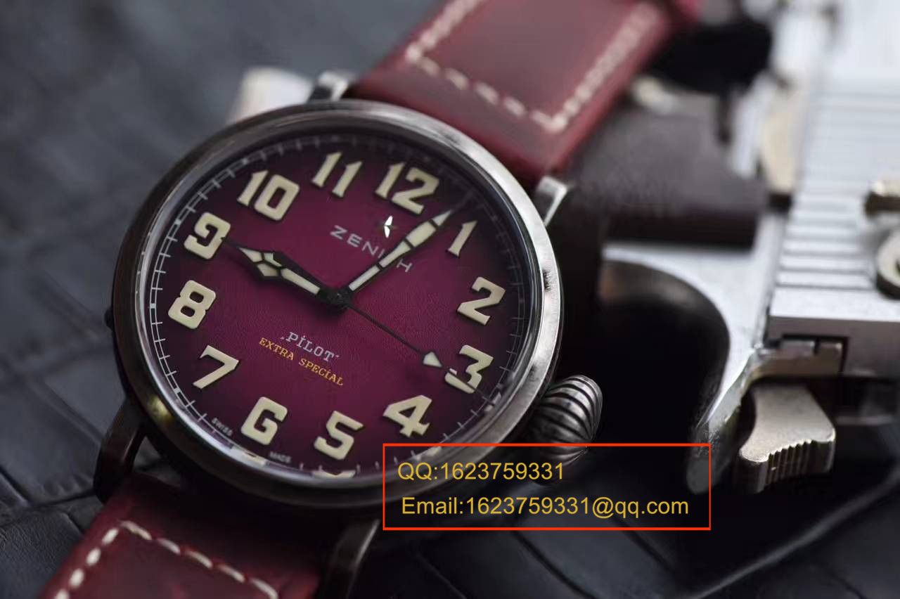 【独家视频测评XF厂1:1超A高精仿手表】真力时飞行员系列11.1940.679 / 53.C808复古大飞腕表 / ZSLB035