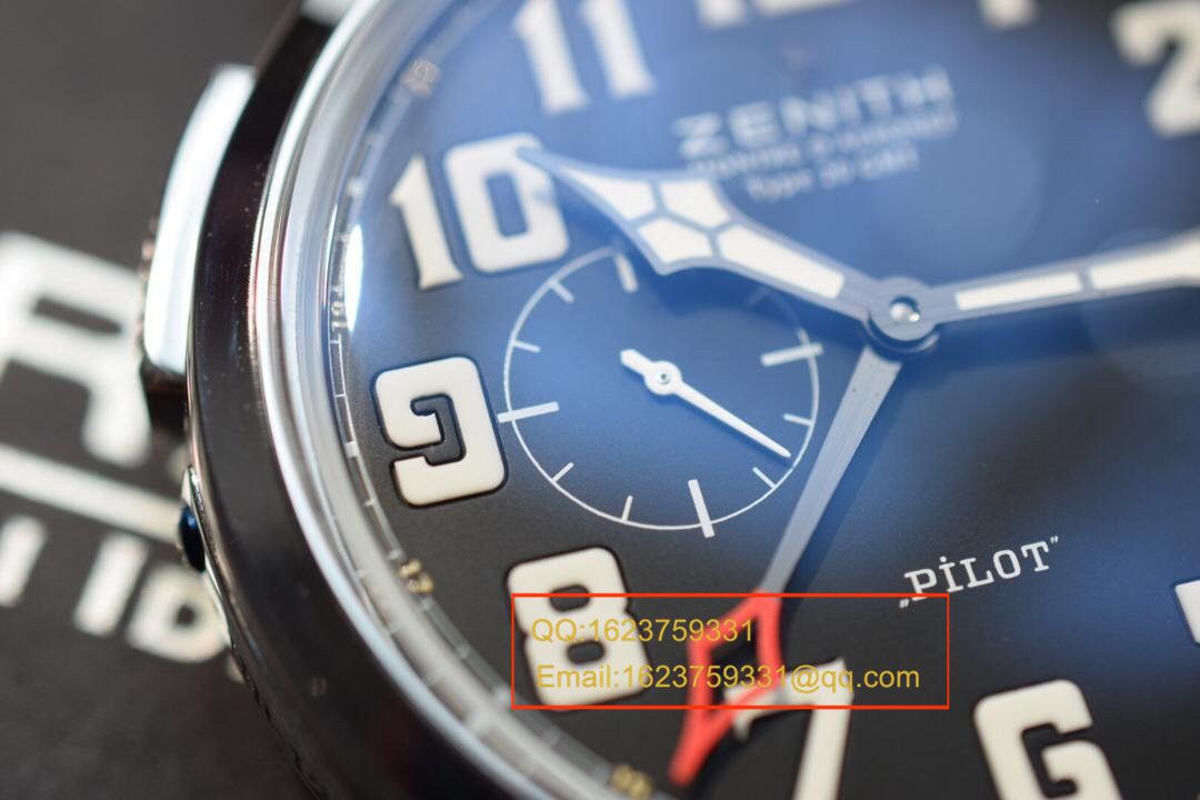 【独家视频测评KW超A一比一精高仿手表】真力时飞行员系列03.2430.693/21.C723男表 / ZSL026