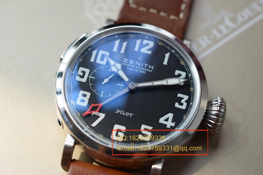 【独家视频测评KW超A一比一精高仿手表】真力时飞行员系列03.2430.693/21.C723男表 / ZSL026