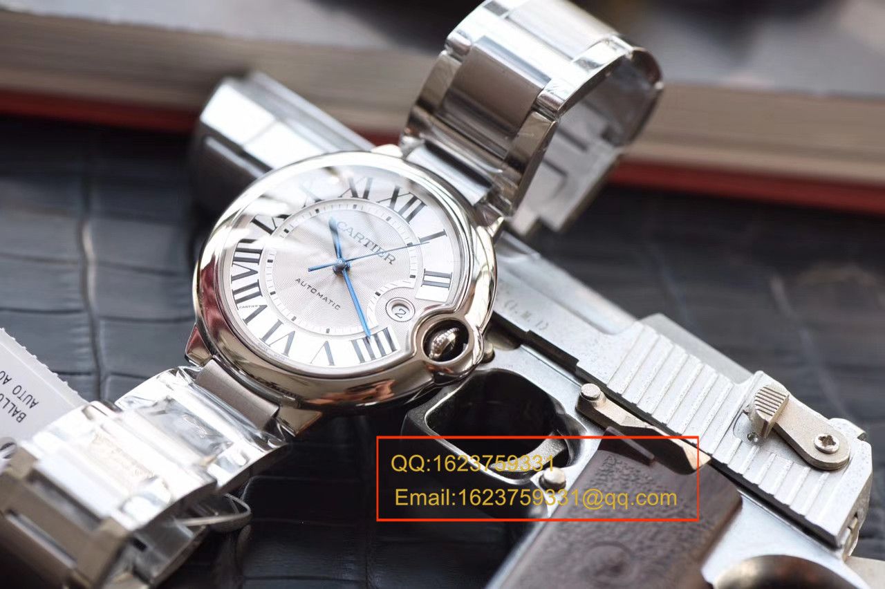 【独家视频测评V6厂一比一超A高仿手表】卡地亚蓝气球系列大号蓝气球42毫米W69012Z4男表 / K128
