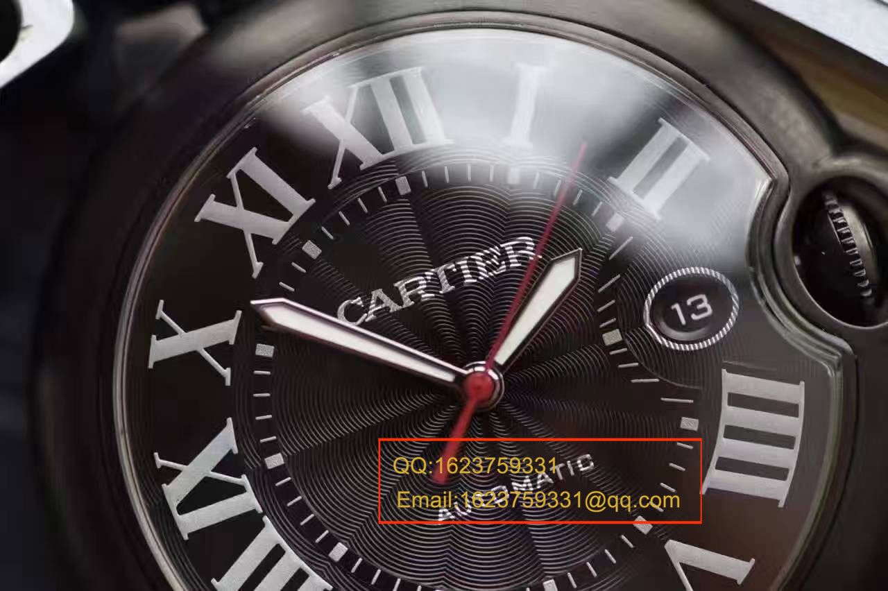 【独家视频测评V6厂1:1高仿手表】卡地亚蓝气球系列黑武士WSBB0015男表42毫米V2版本 / KAH096