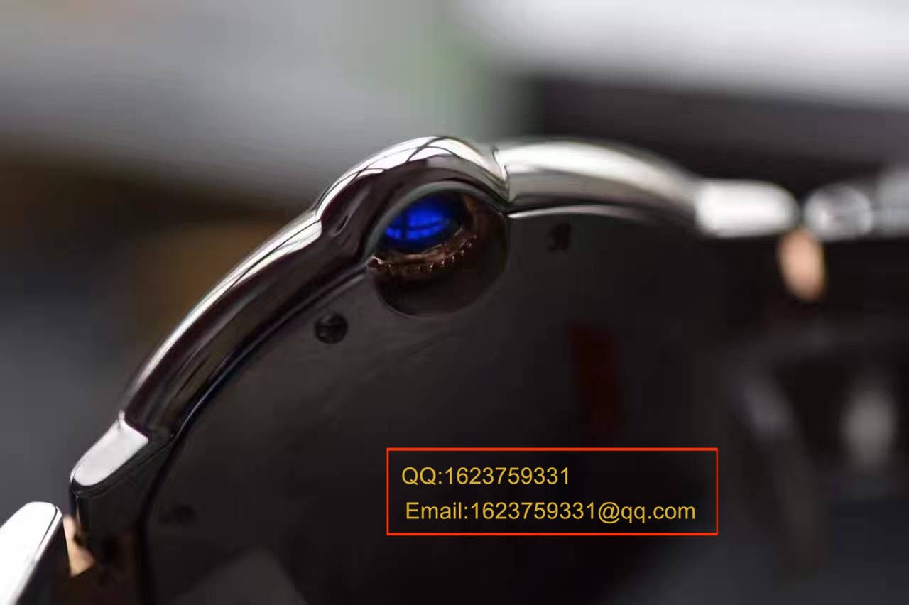 【独家视频测评V6厂1:1高精仿手表】卡地亚蓝气球系列W2BB0003《中号蓝气球36毫米》女士腕表 / KAG094