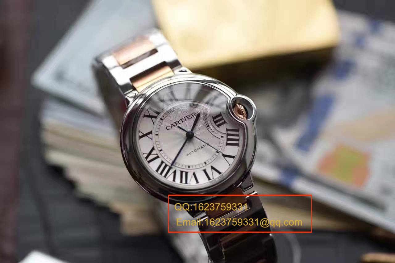 【独家视频测评V6厂1:1高精仿手表】卡地亚蓝气球系列W2BB0003《中号蓝气球36毫米》女士腕表 / KAG094